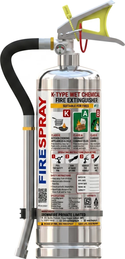 FireSpray K-type kitchen fire extinguisher