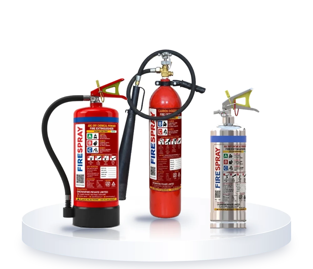 Fire extinguisher cylinders: FireSpray CO2, ABC and stainless steel cylinders