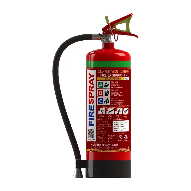 Clean Agent Fire Extinguisher for Electrical Panel